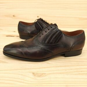 Steve Madden Men's Oxfords Sz 11 M Brown Leather Chisel Toe Dress Shoes